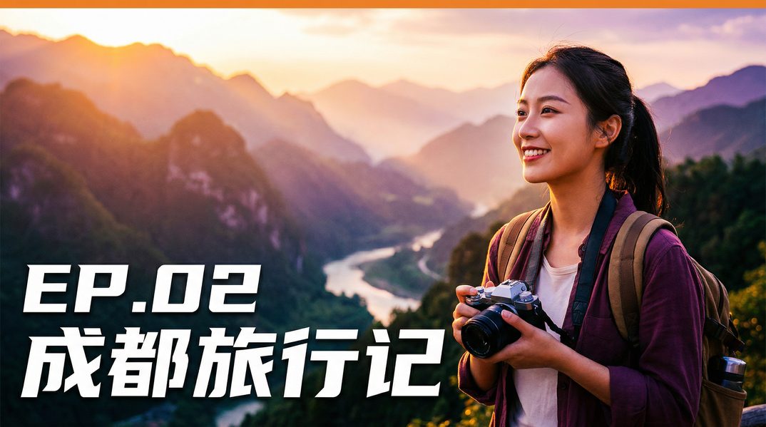 51视频 - 成都旅行记视频教程